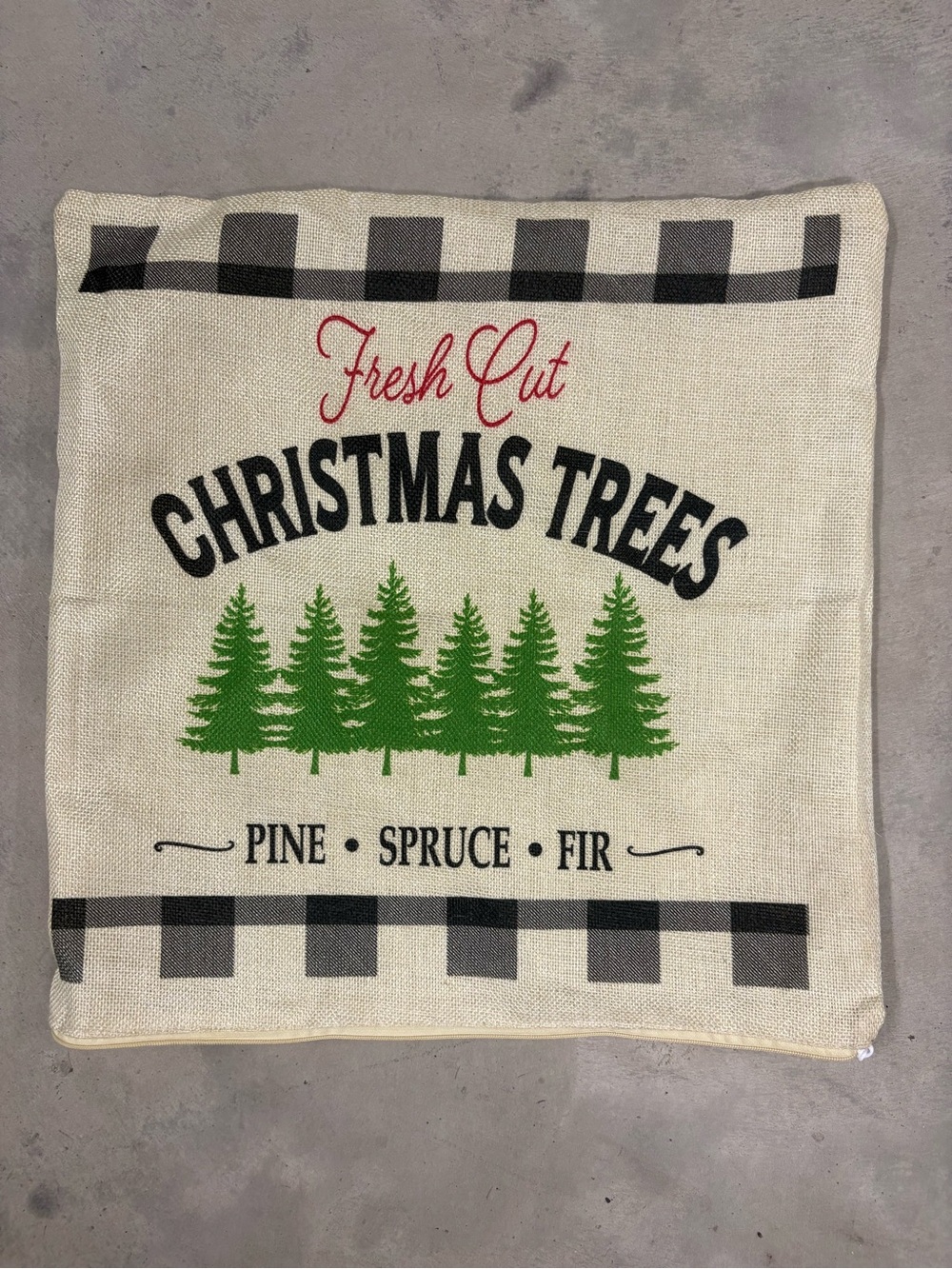 Christmas Holiday Pillow Cover